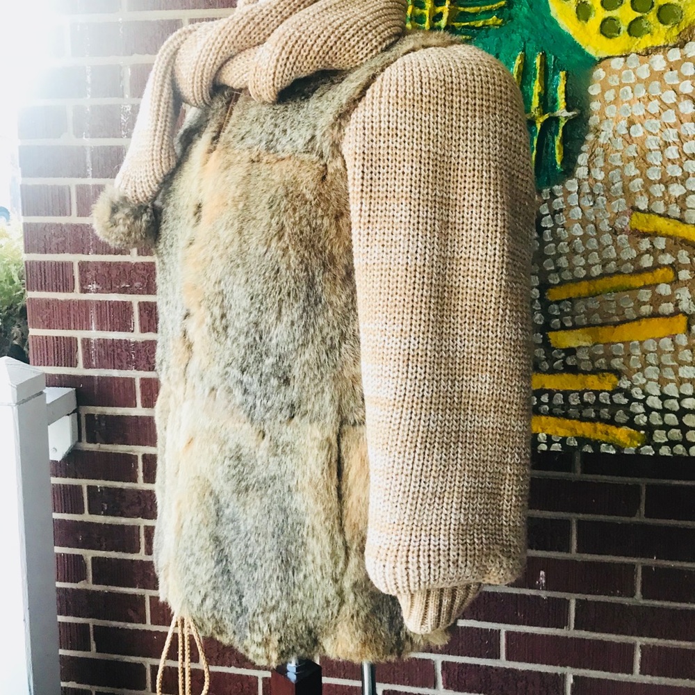Rabbit Fur Jacket - Picture 3 of 8